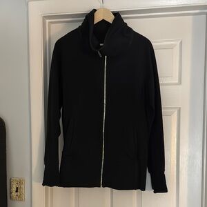 Black Radiant Jacket with collar, Black Women's